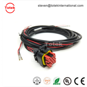 TE AMP 776273-1 Connector to 770854-3 770520-3 FSD76-8-D custom automotive wire harness